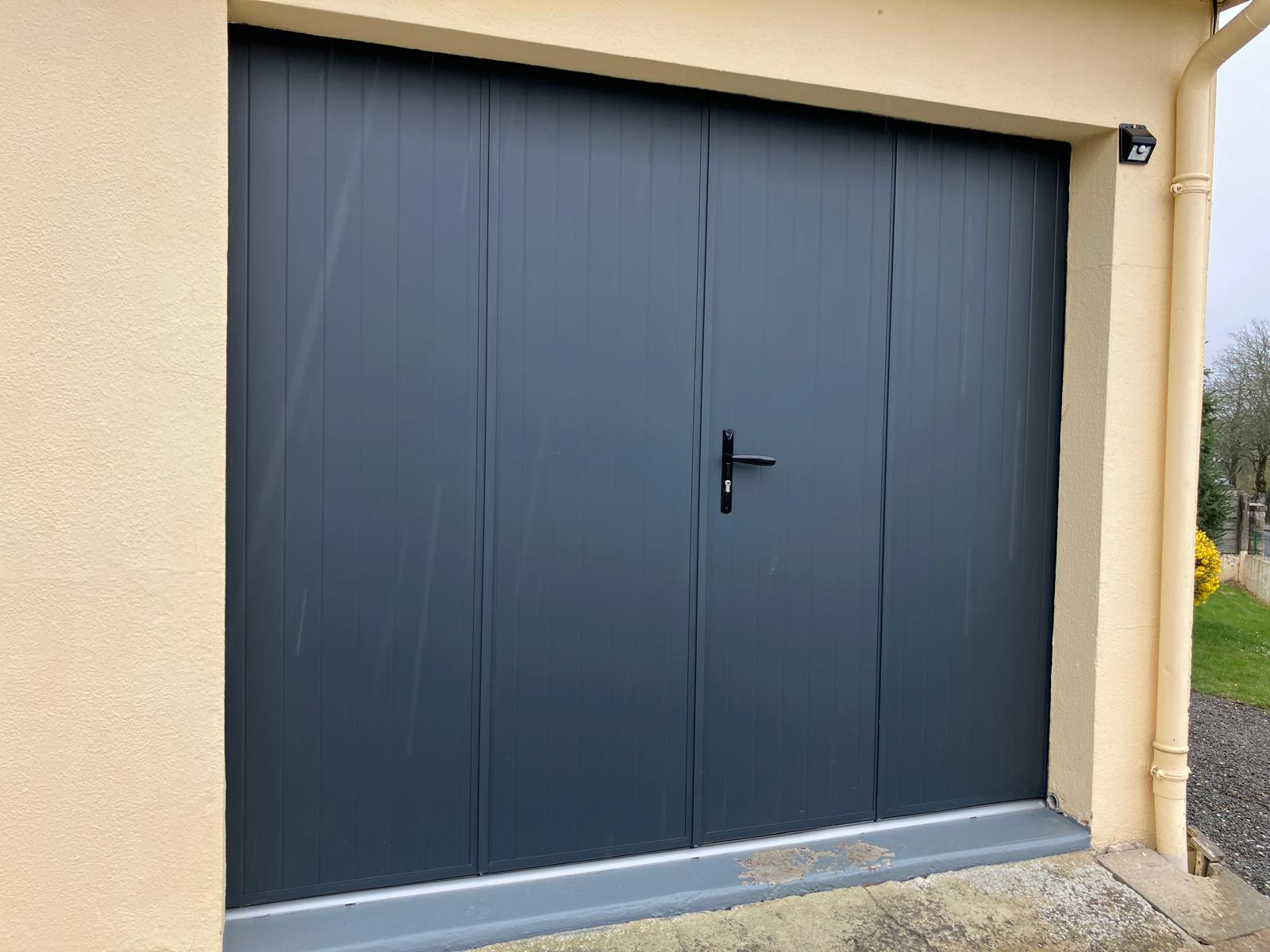 Menuiserie Honore Fenetre Saint Aubin D Aubigne PG 4 VANTAUX EN ALU OUEST FERMETURE